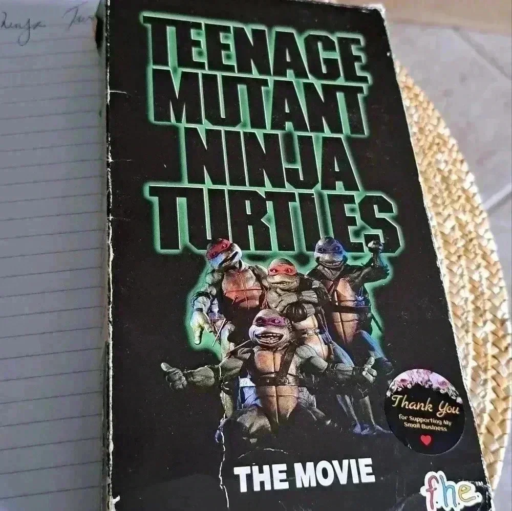 TEENAGE MUTANT NINJA TURTLES 1990 VHS THE MOVIE